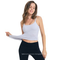 Super Stretchable Comfortable Nylon Fabric Yoga/Running Sports Vest with Pad